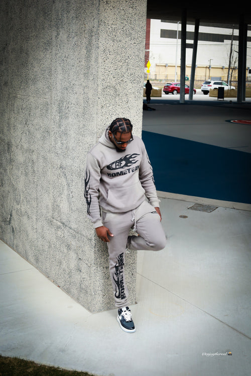 Hometeam Sweatsuit — Grey/Black