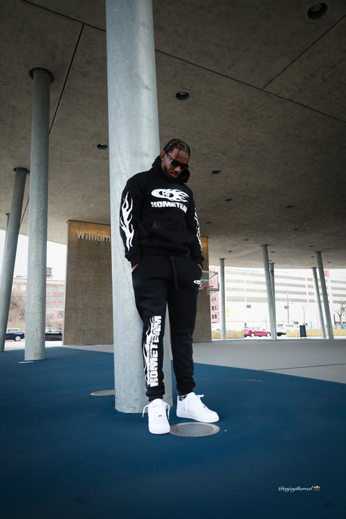 Hometeam Sweatsuit — Black/White